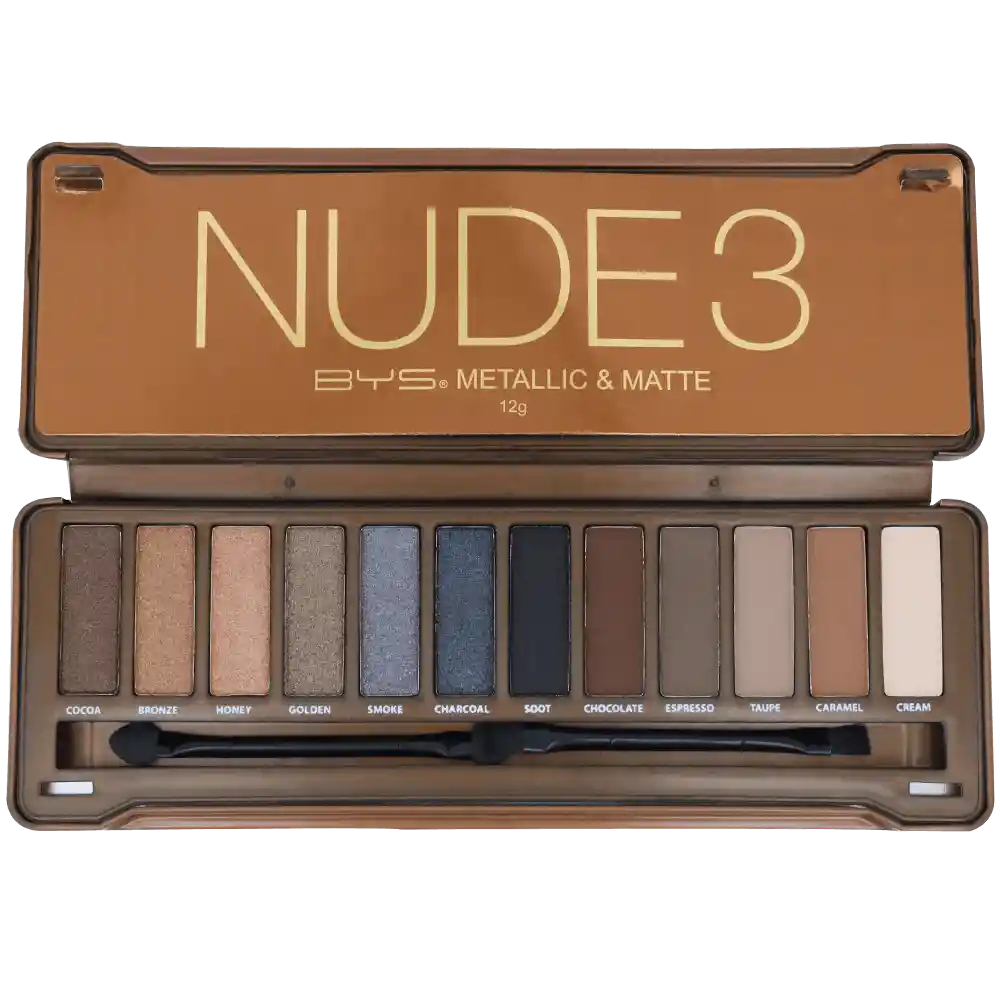 BYS Paleta de Sombras Nudes 3