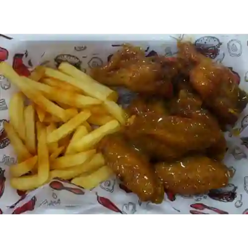 Alitas Miel Mostaza