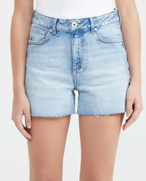 Short Femenino Azul Cristalino Claro 6 Chevignon