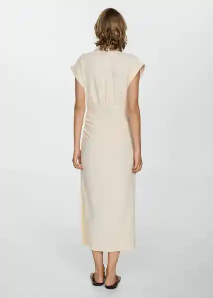 Vestido Chiara Crudo Talla S Mujer Mango