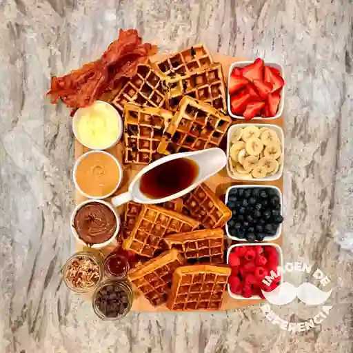 Waffle de Fresa