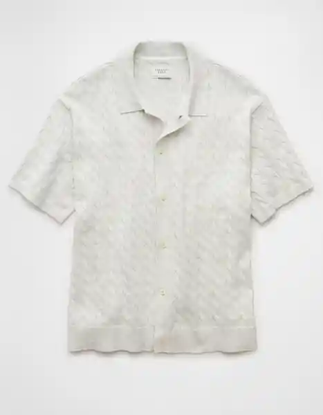 Suéter Tejido Hombre Gris Talla MEDIUM 2086092 American Eagle