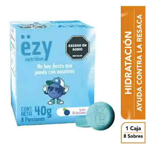 ëzy mastica hidratación para la resaca