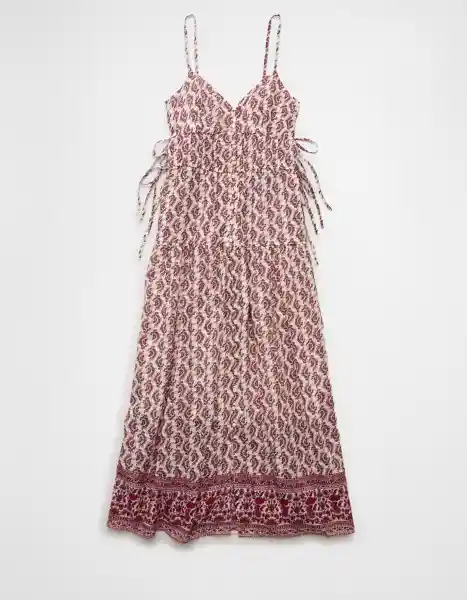 Vestido Mujer Vinotinto Talla Medium 8677669 American Eagle