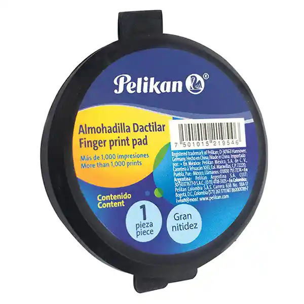 Pelikan Almohadilla Dactilar Color Negro