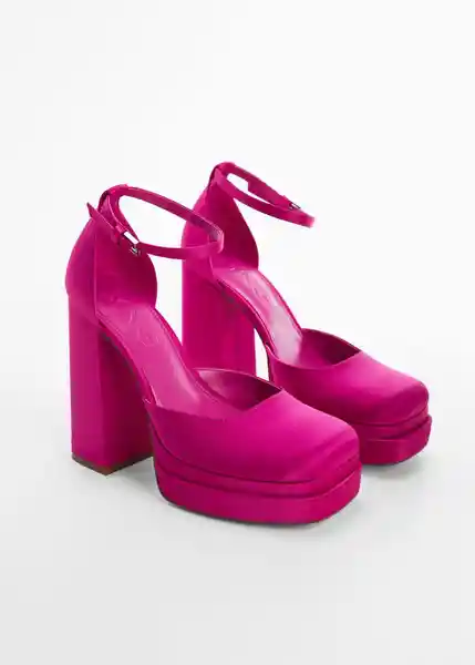 Zapatos Lua1 Fucsia Talla 37 Mujer Mango