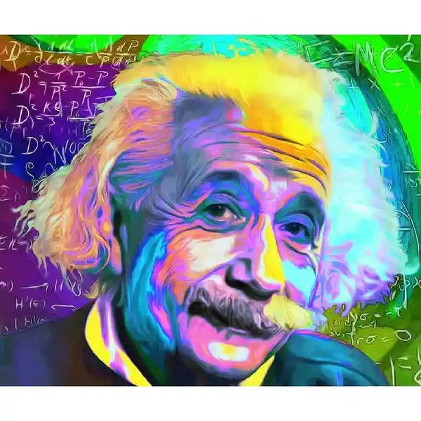 Arte 5d Diamante - Einstein Ingenio Destreza Mental