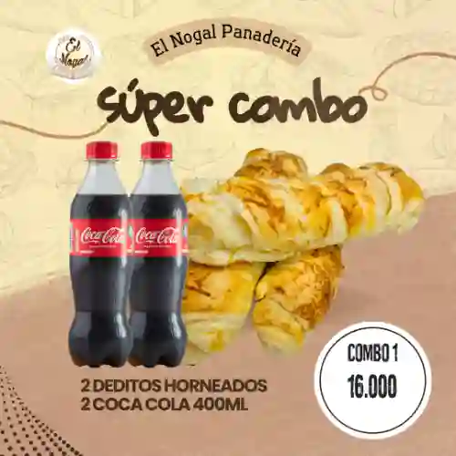 Combo 1: Deditos Horneados + Coca Cola.