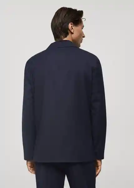 Saco Americana Bergamo Navy Talla 46 Hombre Mango