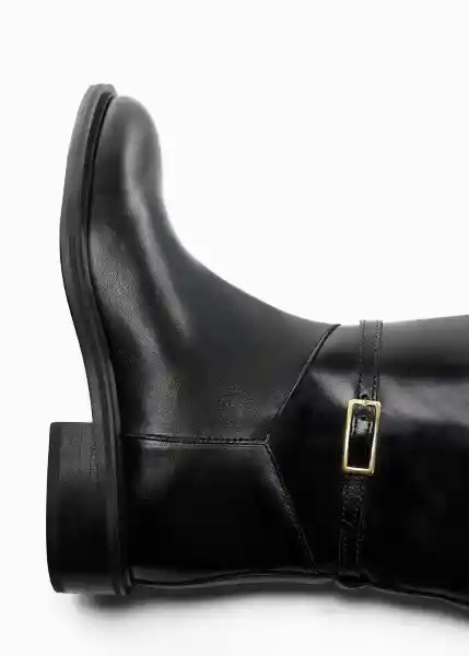 Botas Trote Negro Talla 38 Mujer Mango