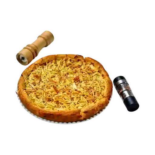 Pizza Pollo Bechamel-Tocineta