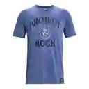 Under Armour Camiseta Ua Pjt Rock St Ss Azul Talla MD