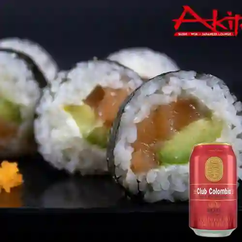 Combo Philadelphia Roll + Club col. Roja Lta 330ml