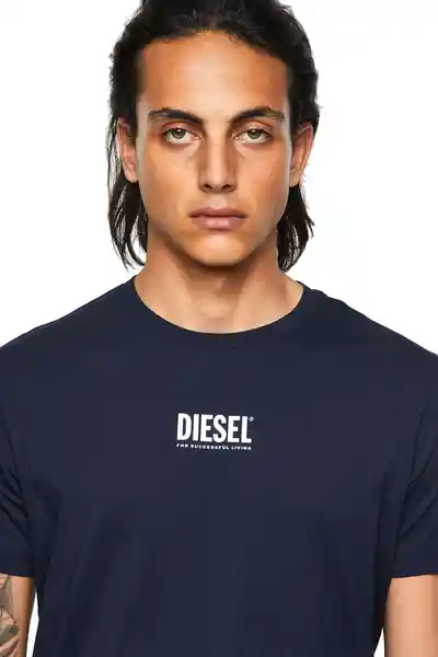 Diesel Camiseta T-Diegos-Ecosmallogo Azul Talla XL