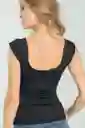 Top Arella Color Negro Talla M Ragged