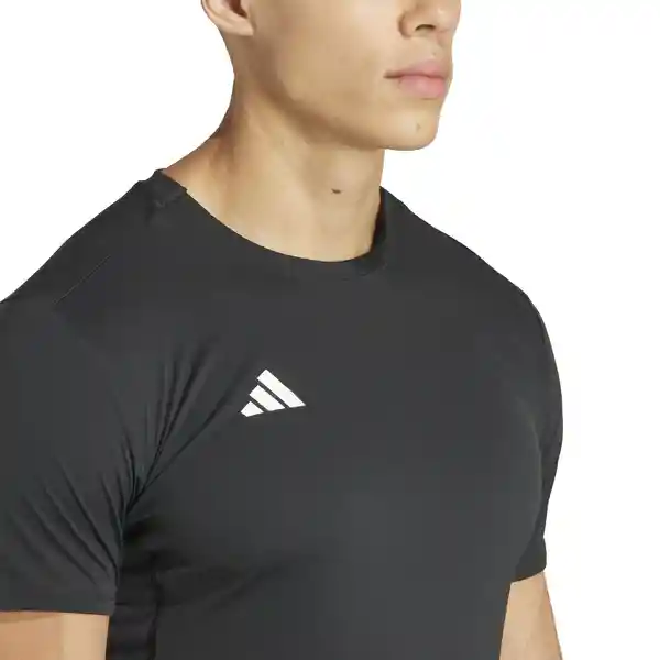 Adidas Camiseta Adizero e Tee Hombre Negro Talla M Ref: IN1156