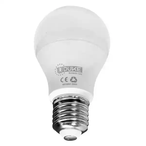 Uduke Bombillo Led 9W Luz Dia E27 Multivoltage (6500K) (A60)