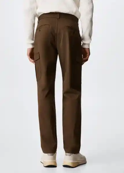 Pantalón Daniel Marron Talla 46 Hombre Mango