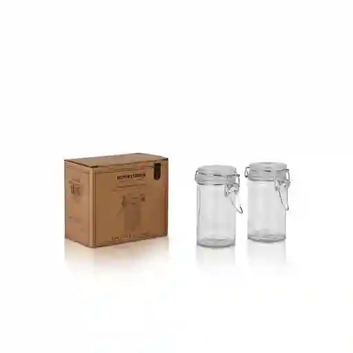 Ambiente Gourmet Set Recipiente Circular 100 mL