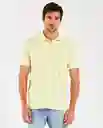 Camisa Polo Amarillo Limón Talla M Rifle190e001