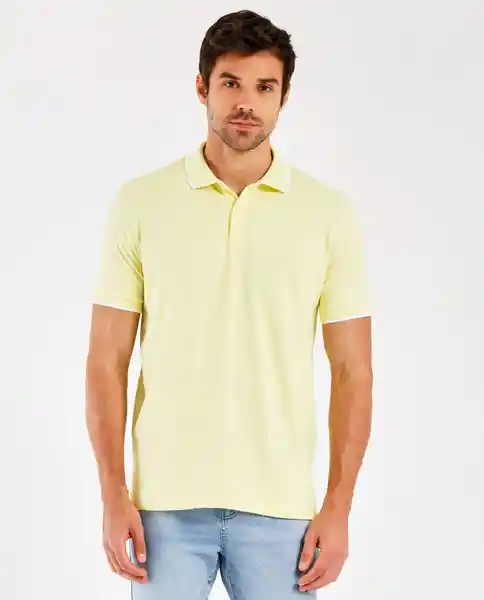 Camisa Polo Amarillo Limón Talla M Rifle190e001