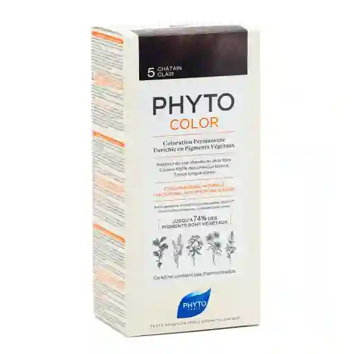 Phyto Tinte Para el Cabello Phytocolor Light Brown 5