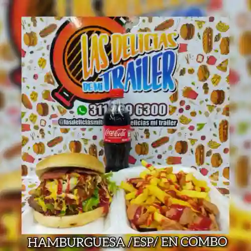 Hamburguesa Super Especial en Combo.