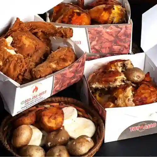 Pollo y Medio