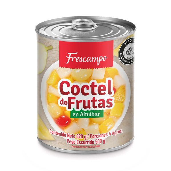 Cóctel de Frutas en Almíbar Frescampo 820 g