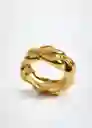 Anillo Filomena Oro Talla M Mujer Mango