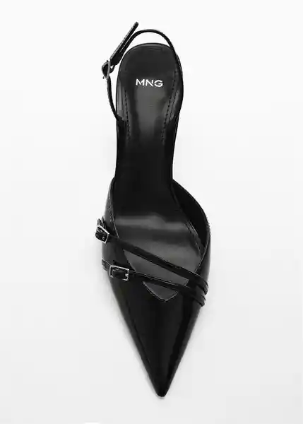 Zapatos Tira Negro Talla 38 Mujer Mango