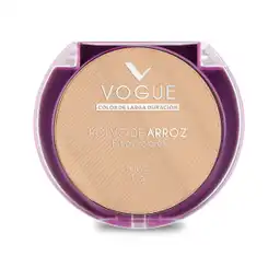 Vogue Polvo Compacto de Arroz Filtros Solares Tono Vainilla