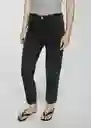 Jean Mom2000 Tejano Negro Talla 38 Mujer Mango