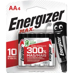 Energizer Max Pilas Alcalinas AA 4 und