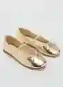 Zapatos Gigi Oro Talla 34 Niñas Mango