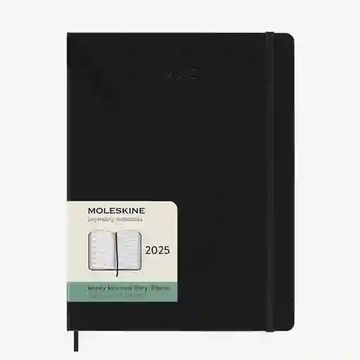 Moleskine Agenda 2025 Xl Sem Negro sc