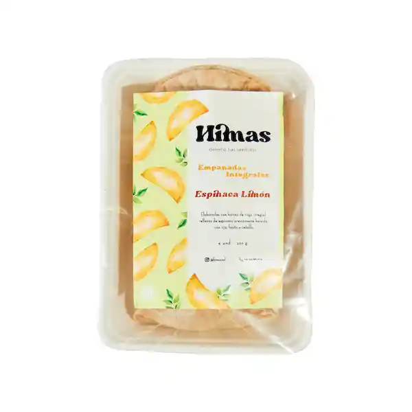 Espinaca Himas Empanada  Con Limon