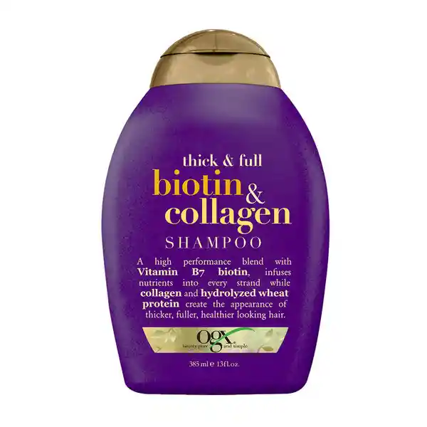 Organix Shampoo Ogx Biotin & Collagen 385 mL