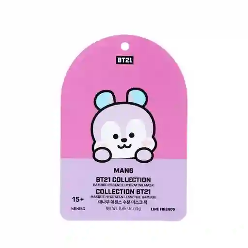 Mascarilla Hidratante Serie Bt21 Bambú Miniso