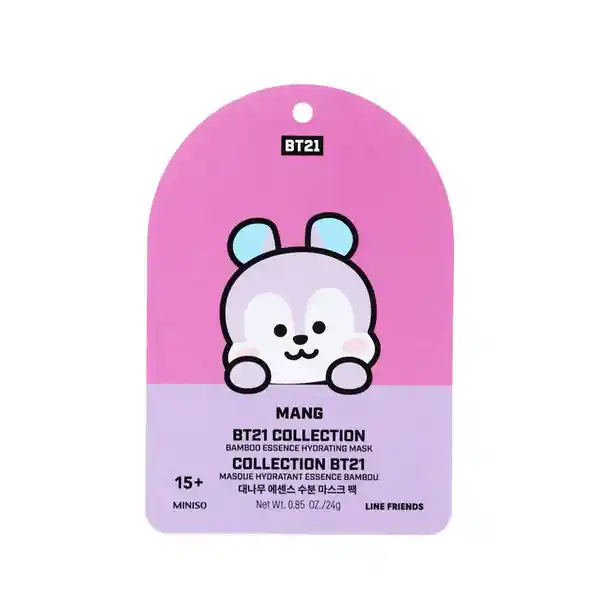 Mascarilla Hidratante Serie Bt21 Bambú Miniso