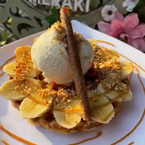 Waffle Avena con Babano