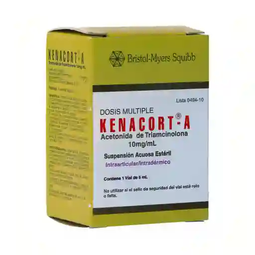 Kenacort-A 10Mg Ml Suspensión Acuosa Estéril
