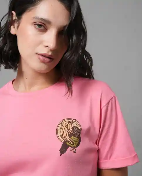 Camiseta Mujer Rosa M 203G000_ROS161731 Rifle