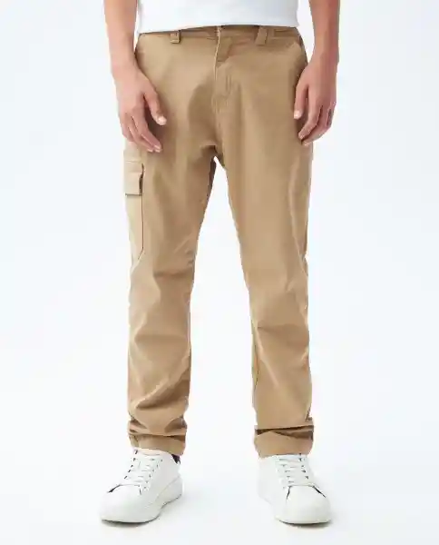 Cargo Pants Crudo Creme Claro Talla 10 Niño Chevignon