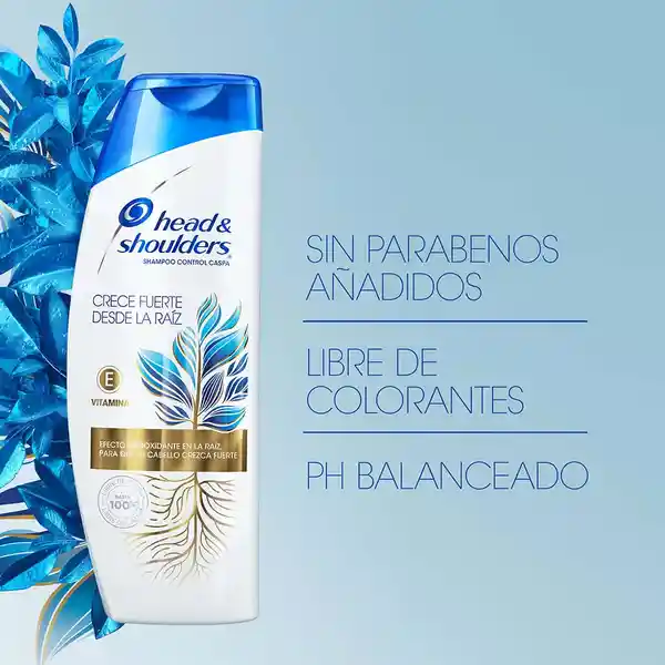 Shampoo Head Shoulders Crece Fuerte desde la Raiz Champu Head and Shoulders 700 ml