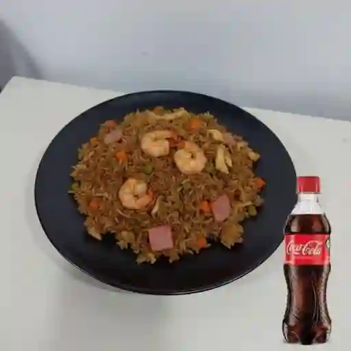Arroz oriental junior + cocacola 400ml