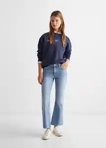 Jean Flare Cut Tejano Medio Talla 20 Teen Niñas Mango