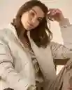 Chaqueta Beige Arenilla Claro Talla S 623G209 Esprit
