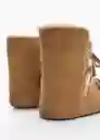 Botas Skete Tabaco Talla 38 Mujer Mango