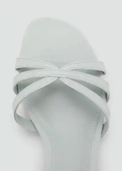 Sandalias Dora Celeste Talla 37 Mujer Mango
